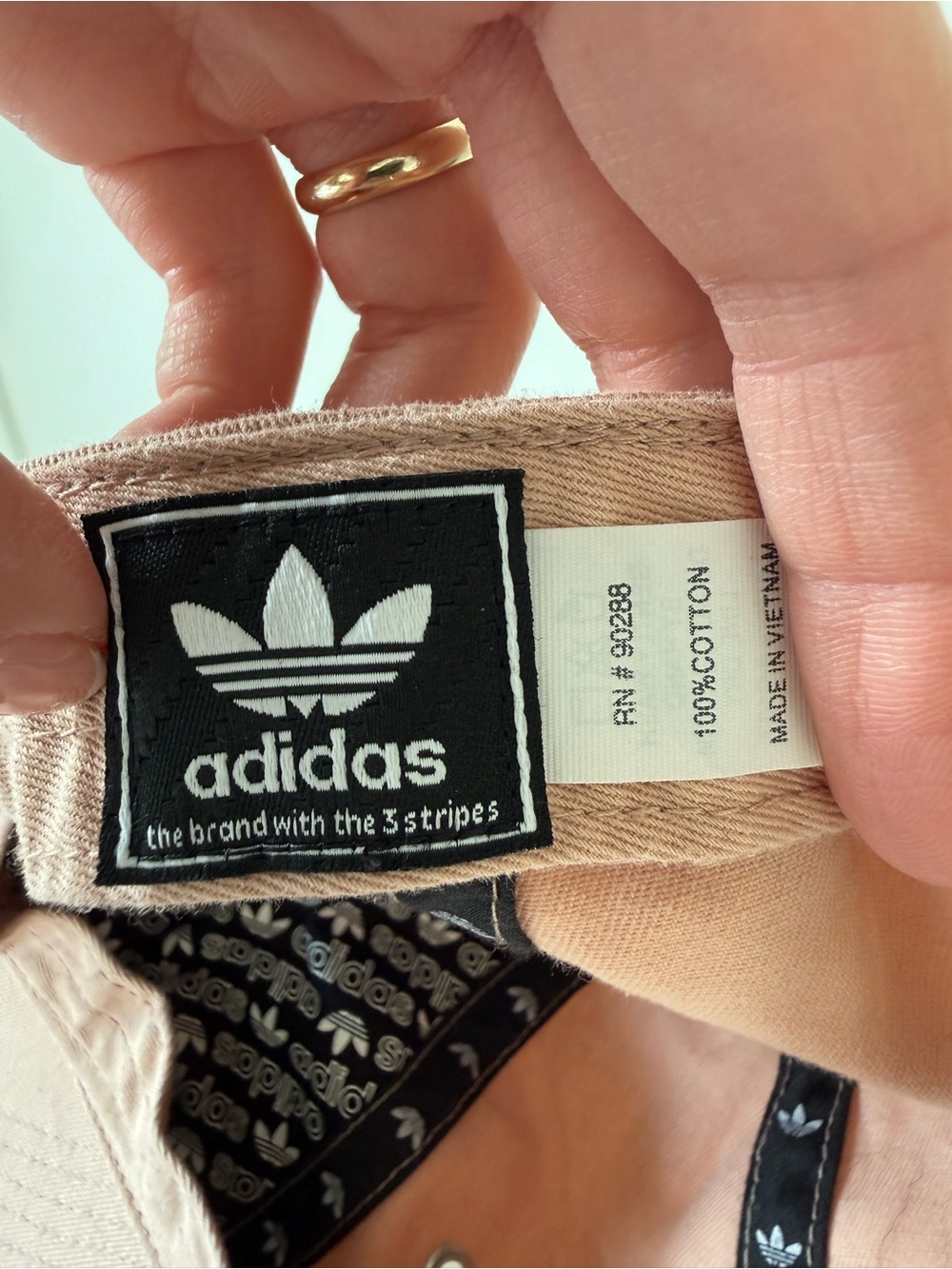 Adidas Cap in Dusty Pink - Picture 3 of 3